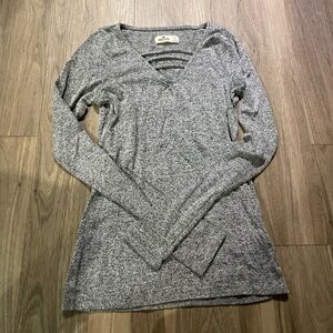 vintage 2000s hollister grey top